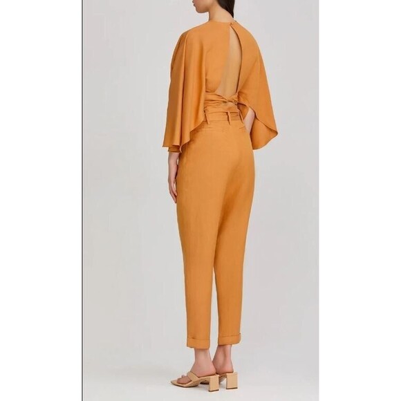 Significant Other Pants Caramel Cecile Slacks $259 NWT Womens Size 4 - Picture 3 of 4